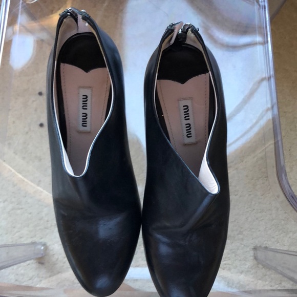Miu miu calzature Donna Nappa black booties - Picture 2 of 6
